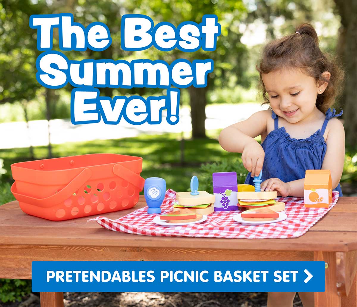 The Best Summer Ever! - Pretendables Picnic Baskets Set - Shop Now