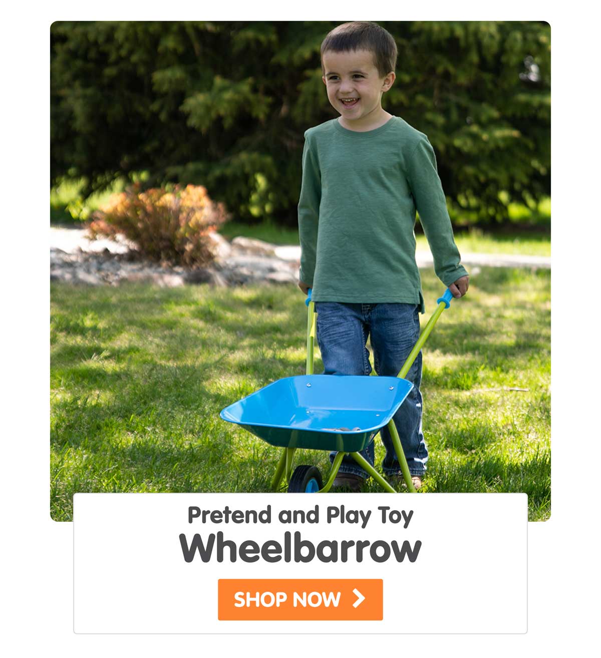 Wheelbarrow Pretend and Play Toy