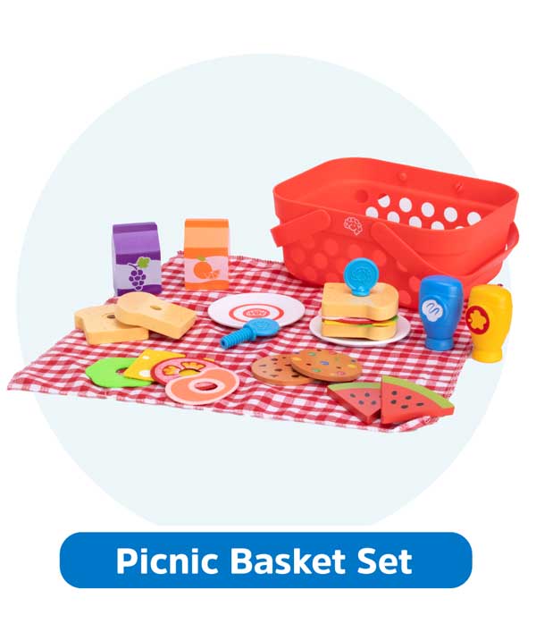 Pretendables Picnic Basket Set